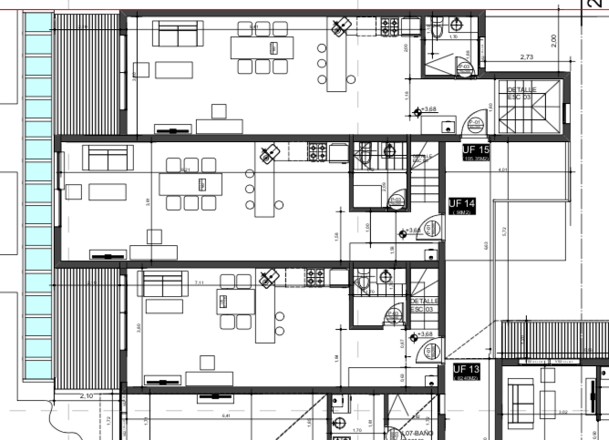 D206 - Departamento de 2 dormitorios  a estrenar  95 m2 - Av San Martin y Rodhe Centro