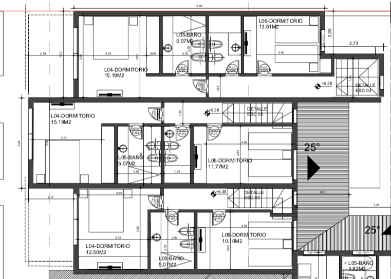 D206 - Departamento de 2 dormitorios  a estrenar  95 m2 - Av San Martin y Rodhe Centro