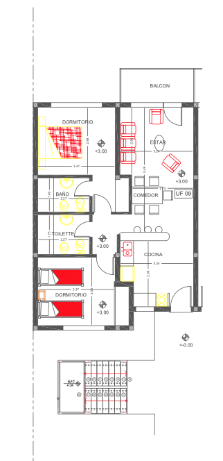 D221 - EDIFICIO EN POZO - DUE - Departamentos 1 y 2 dormitorios desde 61m2   - Av San Martin al 1100,  Zona Centro