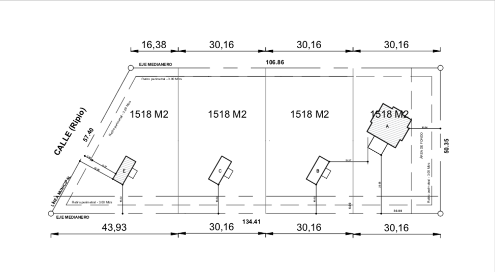 T229 - Excelentes lotes de 1500 m2 - Callejon de Gingins