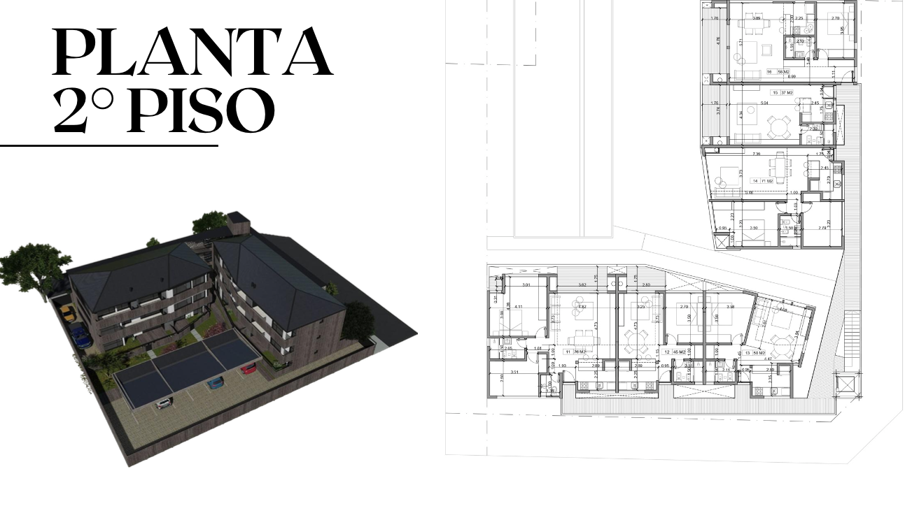 D259 - Edificio en pozo - Departamentos Monoambientes - 1 y 2 dormitorios - M.Moreno y Fosbery