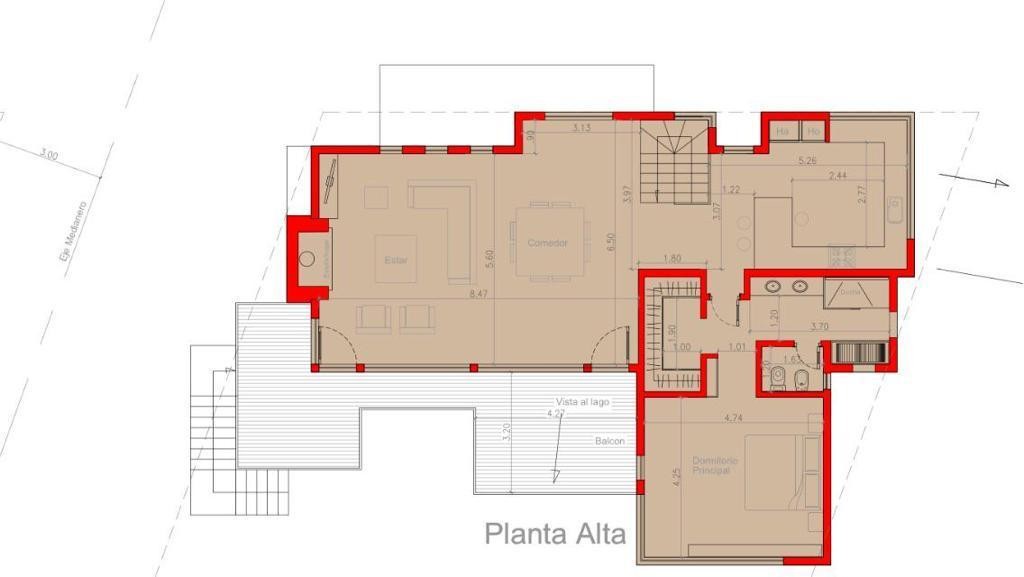 C202 - Casa de 3 dormitorios 300 m2 en lote de 1650 m2 - Cascada Chica